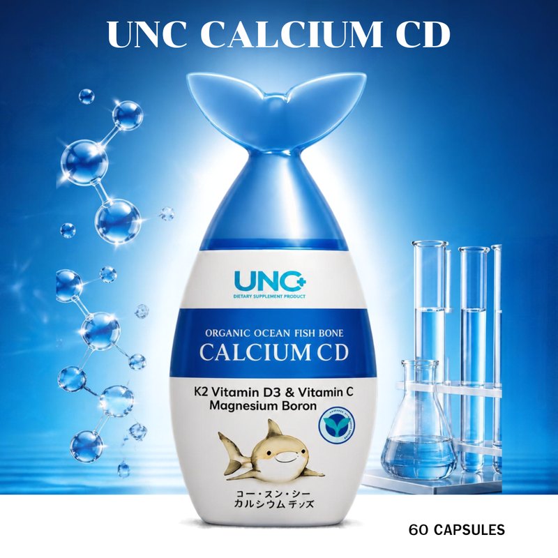 UNC CALCIUM C D3 แคลเซียมจากกระดูกปลาทะเล